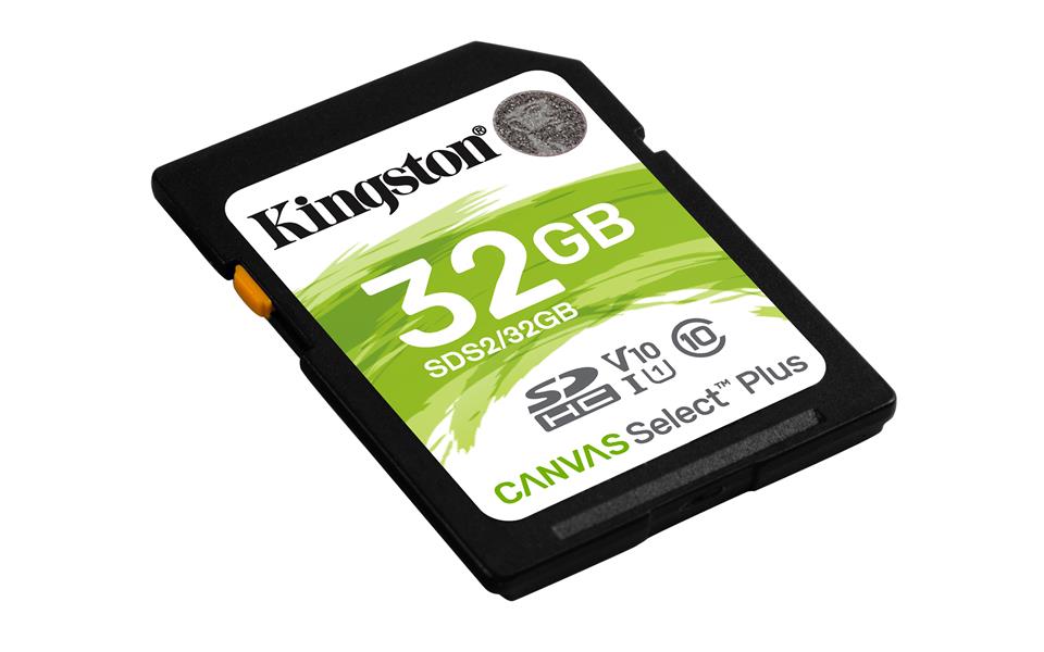 Kingston Technology Canvas Select Plus flashgeheugen 32 GB SDHC UHS-I Klasse 10