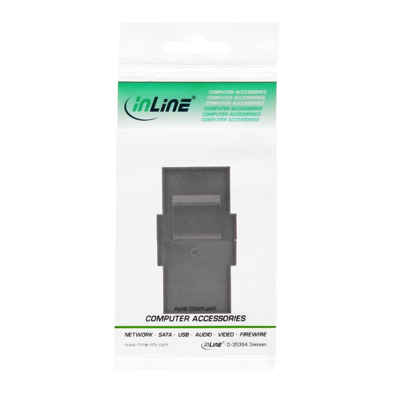InLine USB 2 0 Keystone Snap-In module USB 2 0 A female female white housing