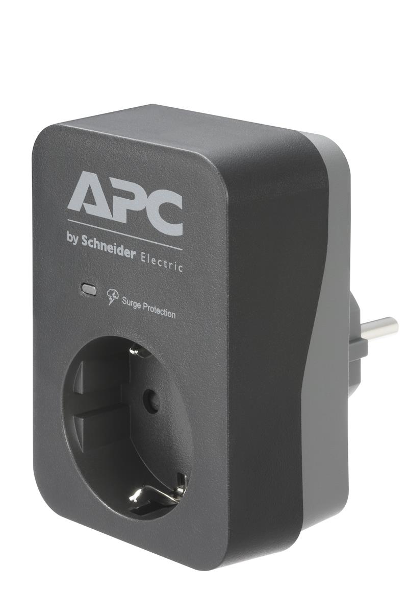 APC PME1WB-GR tussenstekker met overspanningsbeveiliging 3680W 1x stopcontact