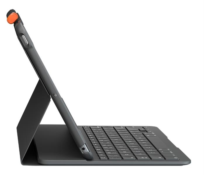 Logitech Slim Folio Grafiet Bluetooth QWERTY Deens, Fins, Noors, Zweeds