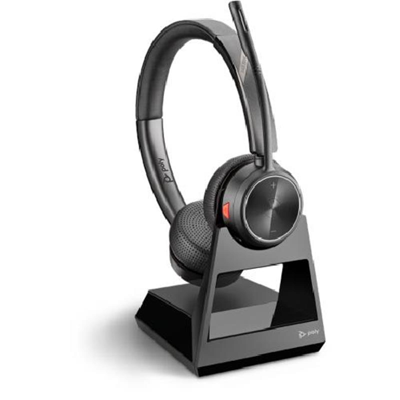 POLY Savi 7220 Office Headset Hoofdband Zwart