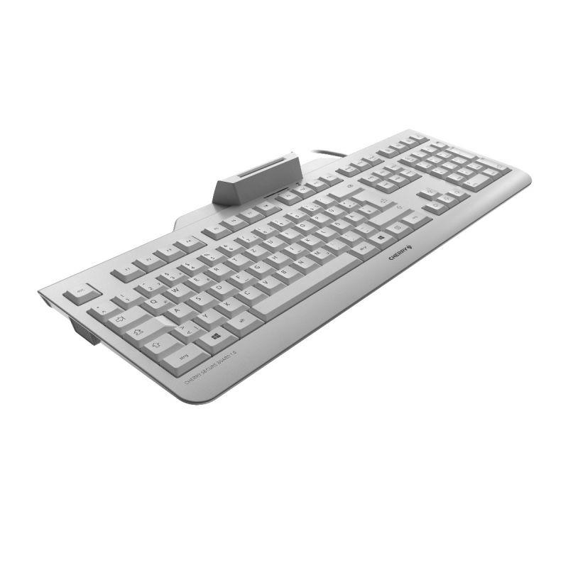 CHERRY JK-A0400EU-0 toetsenbord USB QWERTZ Amerikaans Engels Grijs