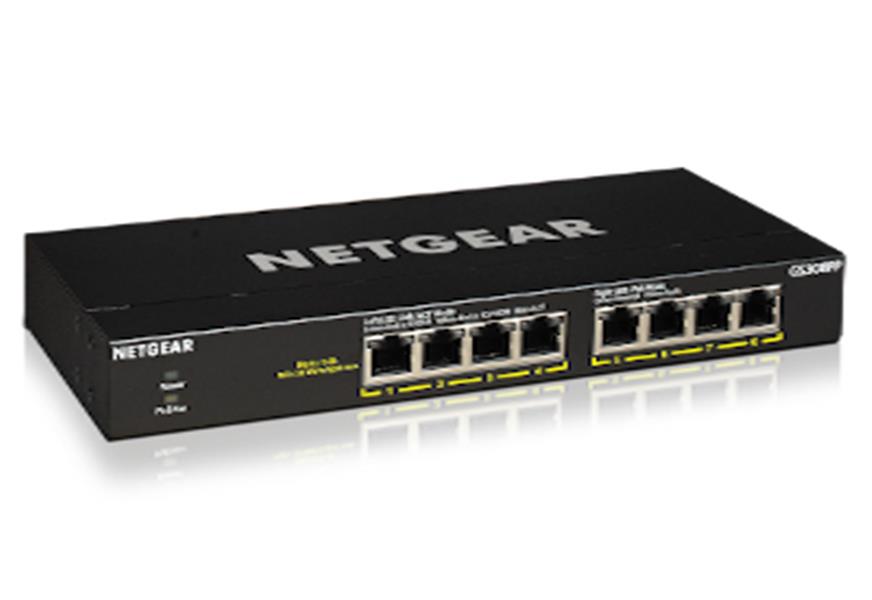 Netgear GS308PP Unmanaged Gigabit Ethernet (10/100/1000) Zwart Power over Ethernet (PoE)