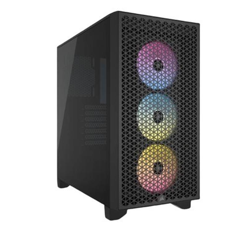 3000D RGB Tempered Glass Mid-Tower Black