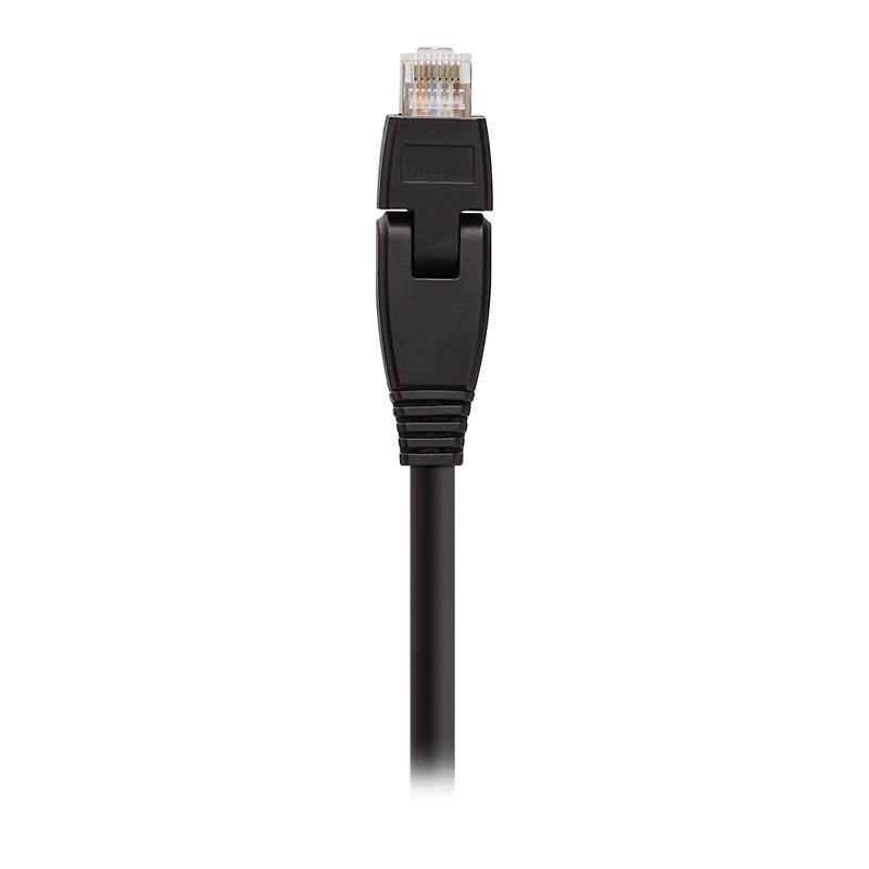 InLine 180° Patch Cable S FTP PiMF Cat 6A 500MHz halogen free Copper black 1m