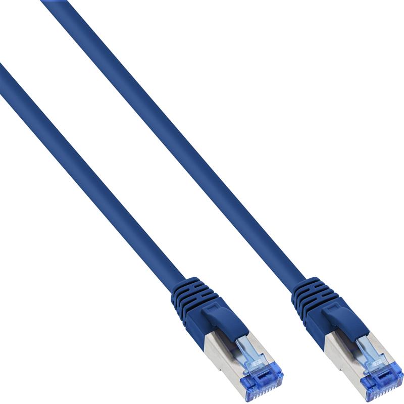 InLine Patchkabel Cat 6 A S-STP PiMF LSZH 500MHz blauw 2m