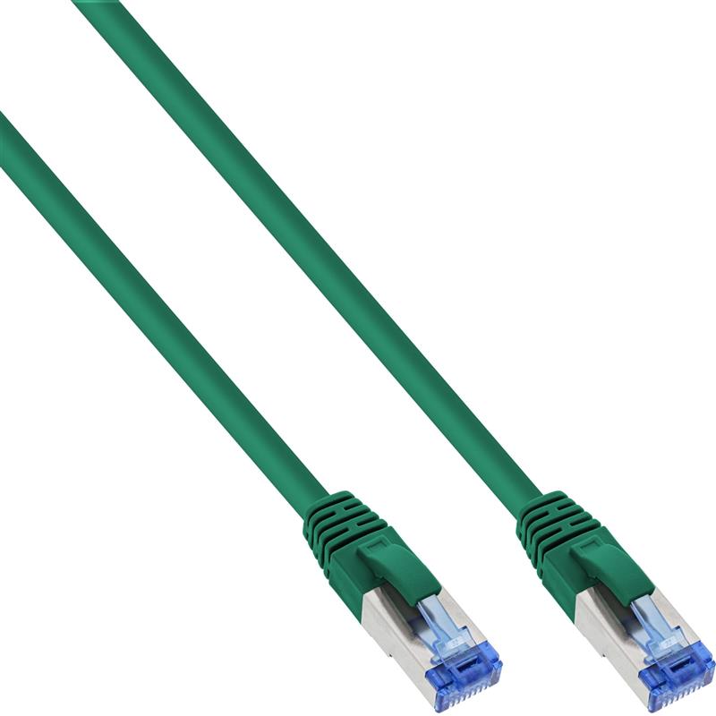 InLine Patchkabel Cat 6 A S-STP PiMF LSZH 500MHz groen 1m