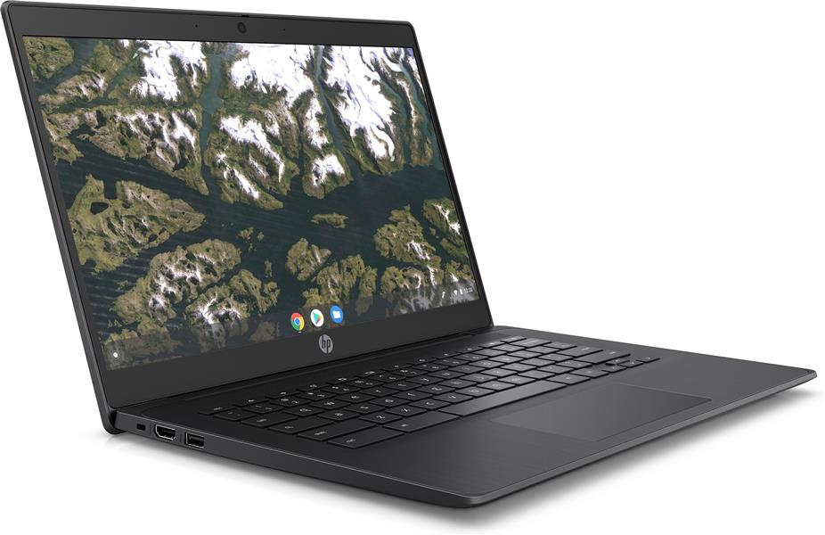 HP Chromebook 14 G6 Zwart 35,6 cm (14"") 1920 x 1080 Pixels Intel® Celeron® N 8 GB LPDDR4-SDRAM 64 GB eMMC Wi-Fi 5 (802.11ac) Chrome OS