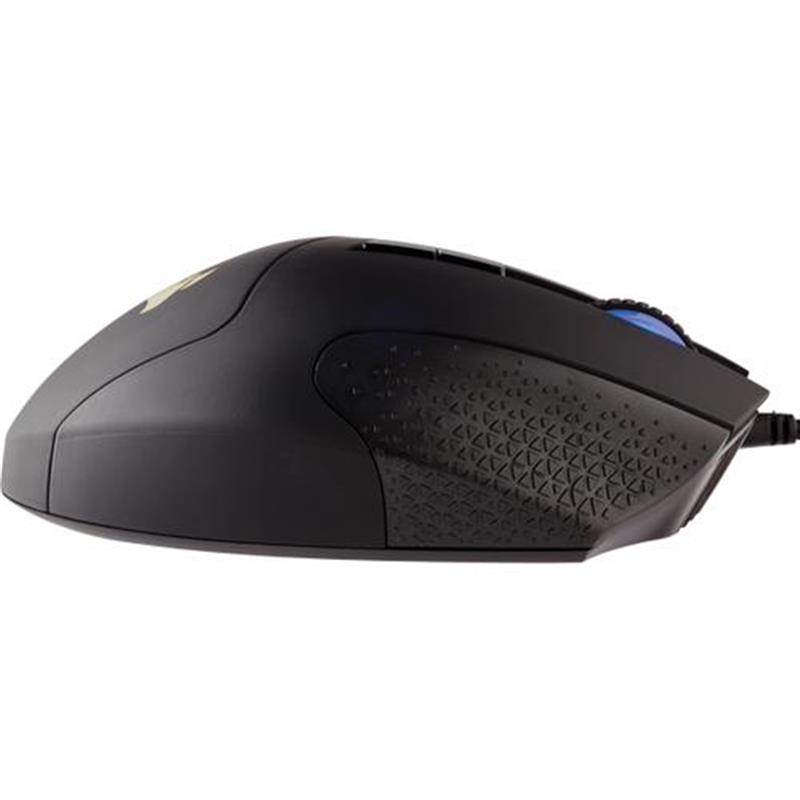 Corsair Scimitar RGB Elite muis USB Type-A Optisch 18000 DPI Rechtshandig