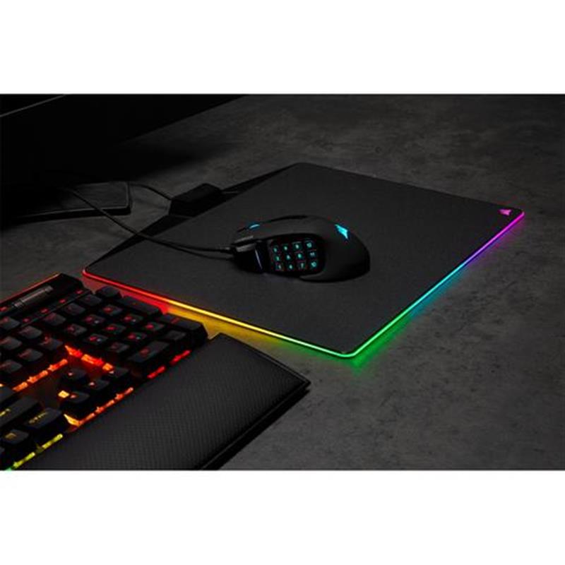 Corsair Scimitar RGB Elite muis USB Type-A Optisch 18000 DPI Rechtshandig