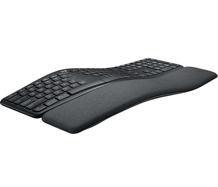 Logitech Ergo K860 toetsenbord RF-draadloos + Bluetooth QWERTY Scandinavisch Grafiet