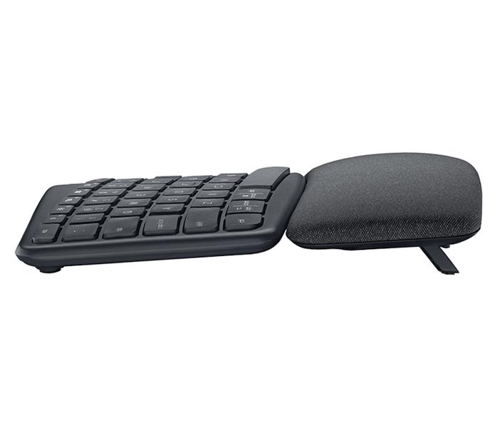 Logitech Ergo K860 toetsenbord RF-draadloos + Bluetooth QWERTY Scandinavisch Grafiet