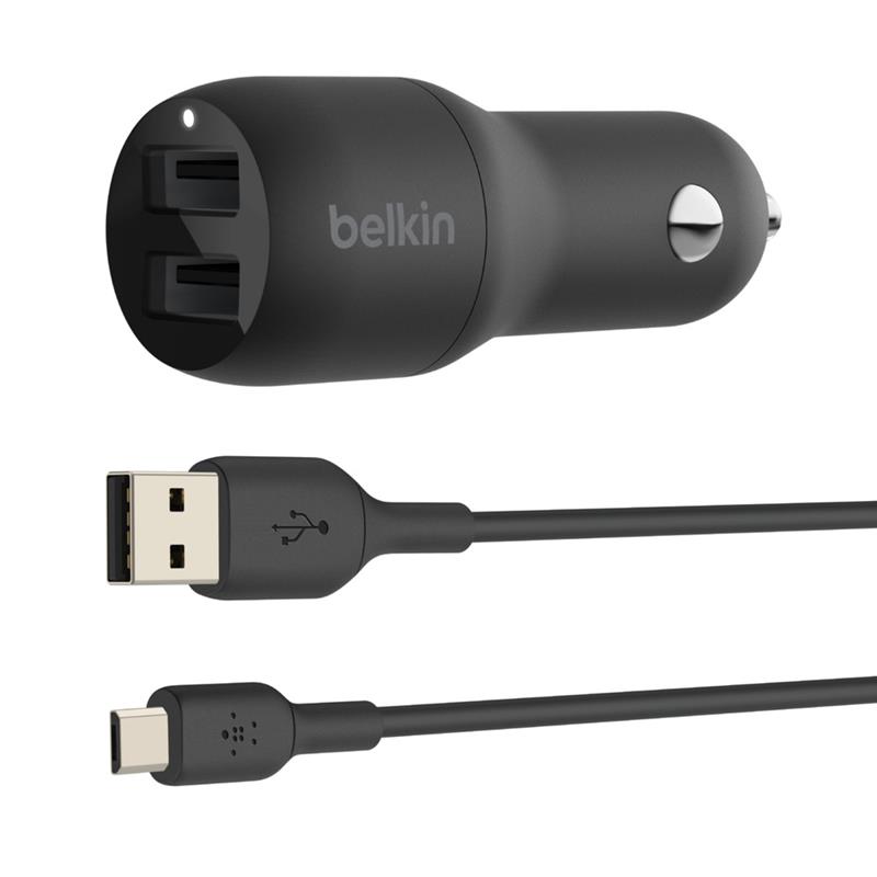 Belkin CCE002BT1MBK oplader voor mobiele apparatuur Zwart Auto