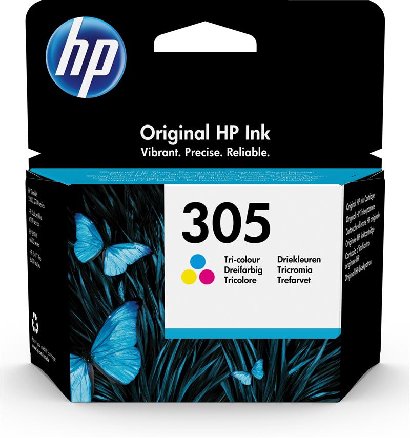 HP 305 originele drie-kleuren inktcartridge
