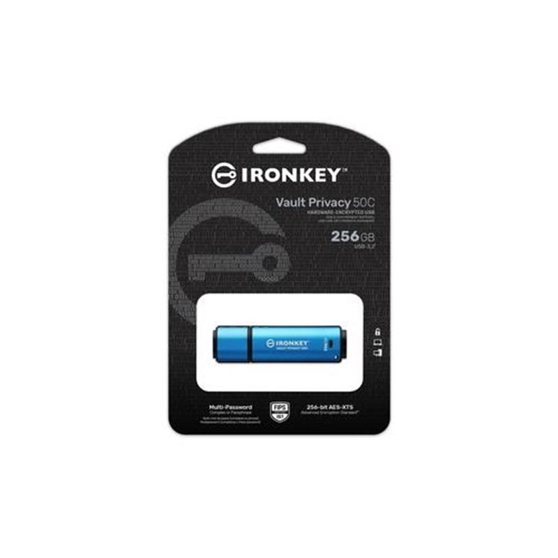 KINGSTON 256GB USB-C IronKey Vault 50C