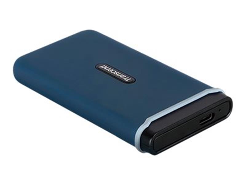 Transcend ESD370C External SSD 250GB USB Type-A C PCIe 1050 950 MB s Navy Blue