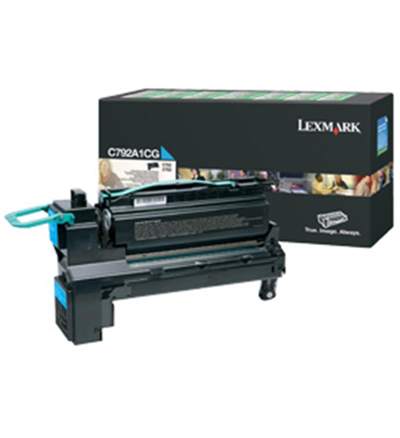 Lexmark C792A1CG tonercartridge Origineel Cyaan 1 stuk(s)