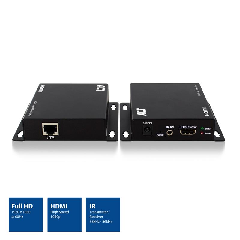 ACT AC7850 HDMI over IP extender set CATx tot 100 meter