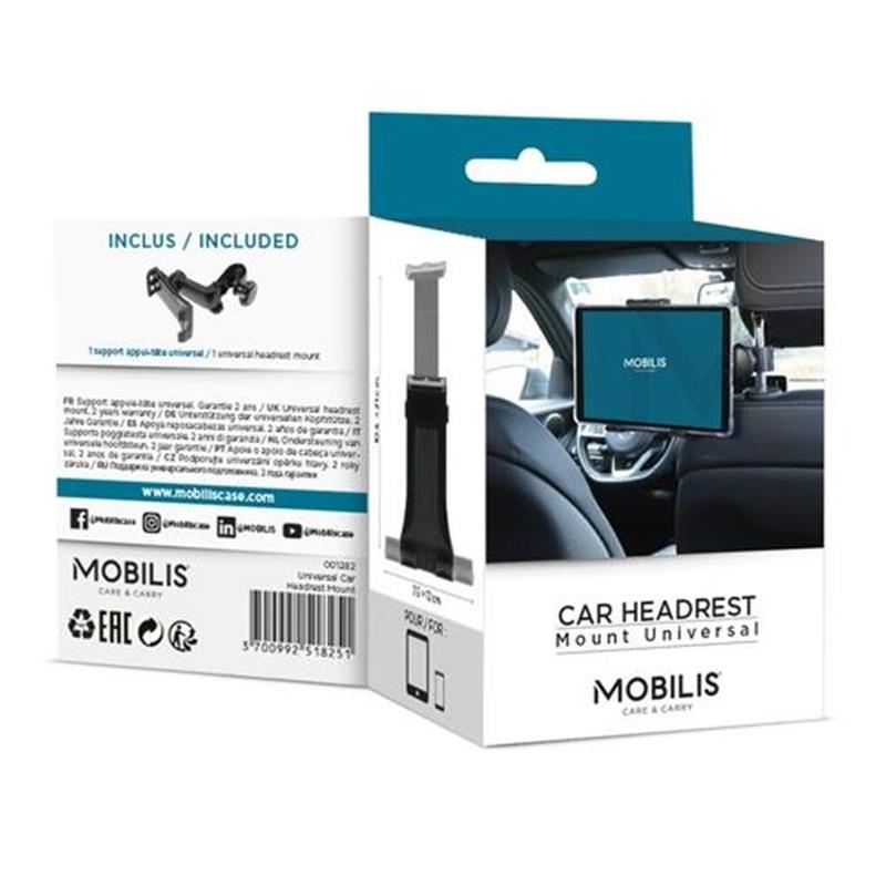 Mobilis U FIX Actieve houder Mobiele telefoon Smartphone Tablet UMPC Zwart