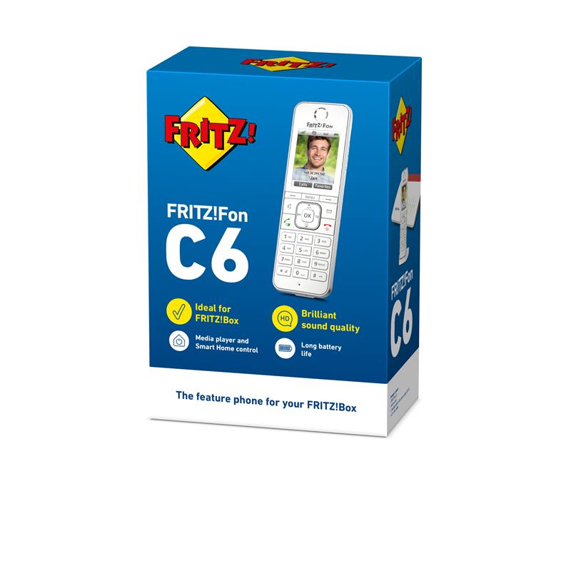 FRITZ!Fon C6 International DECT-telefoon Nummerherkenning Wit