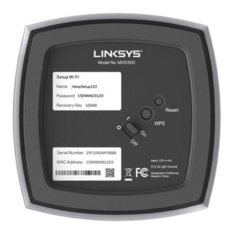 LINKSYS VELOP AX5300 Tri-Band Home Wi-Fi
