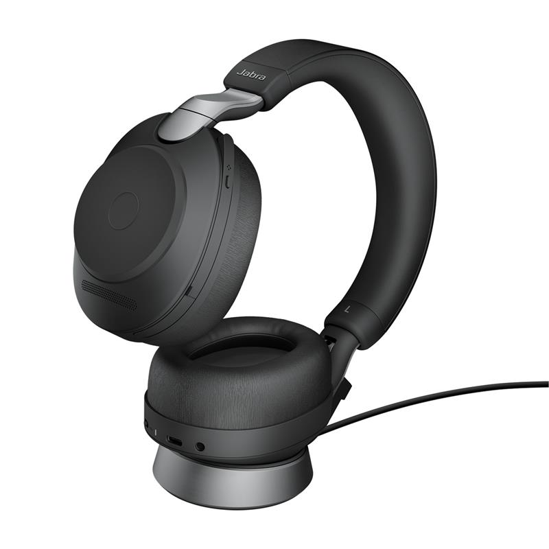 Jabra Evolve2 85, UC Stereo Headset Bedraad en draadloos Hoofdband Kantoor/callcenter USB Type-A Bluetooth Zwart