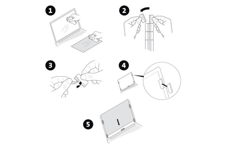 Kensington Privacy filter - 2-weg verwijderbaar voor Surface Laptop 3 13.5""