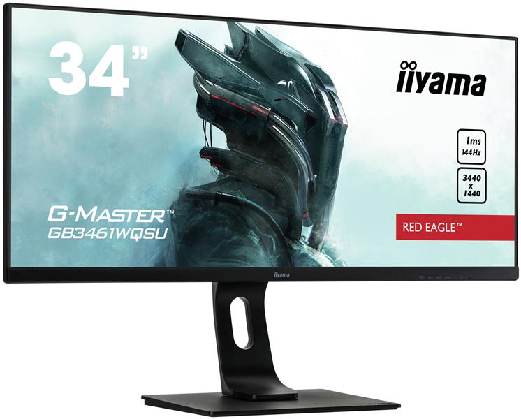 iiyama G-MASTER GB3461WQSU-B1 computer monitor 86,4 cm (34"") 3440 x 1440 Pixels UWQHD LED Zwart
