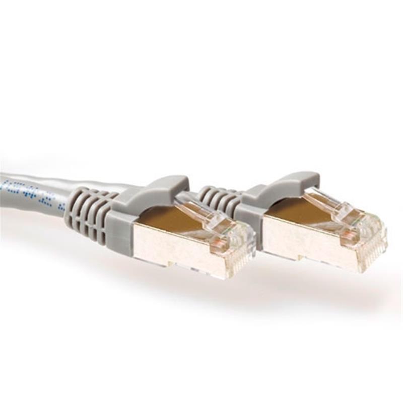 ACT FB3051 netwerkkabel Grijs 1,5 m Cat6a S/FTP (S-STP)