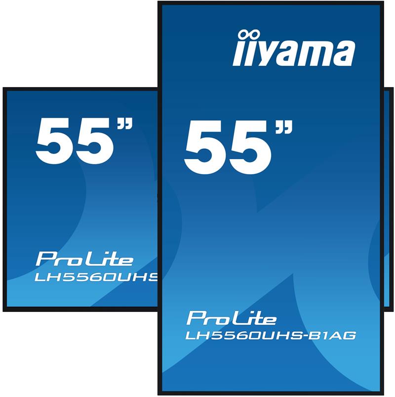 iiyama PROLITE Digitaal A-kaart 139,7 cm (55"") LED Wifi 500 cd/m² 4K Ultra HD Zwart Type processor Android 11 24/7