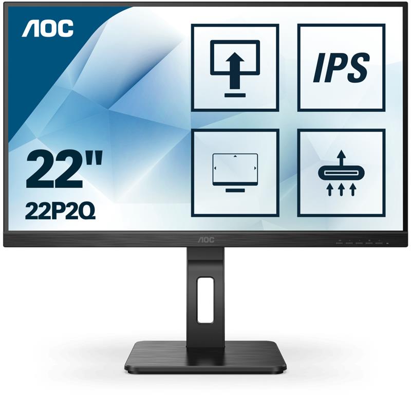 AOC 22P2Q LED display 54,6 cm (21.5"") 1920 x 1080 Pixels Full HD Zwart