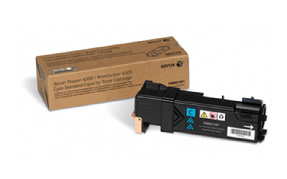 Xerox Phaser 6500/Wc 6505, Standaard Tonercartridge, Cyaan (1.000 PaginaS)