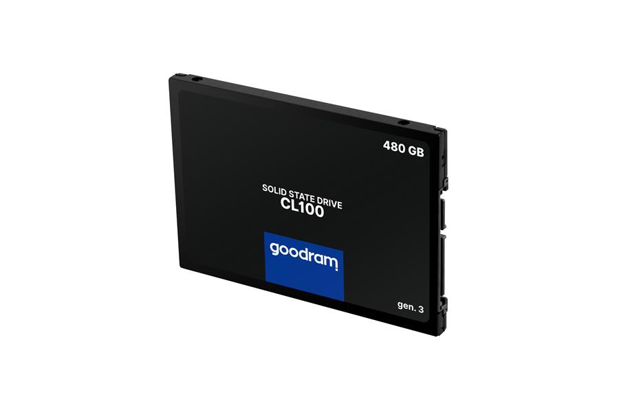 GOODRAM CL100 gen 3 SSD 2 5 480GB SATA III 3D TLC Retail 520 400 MB s