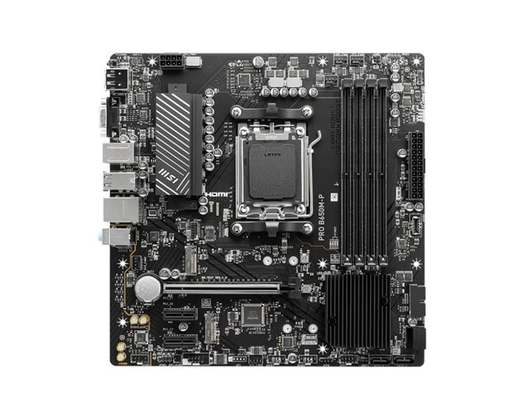 MSI PRO B650M-P moederbord AMD B650 Socket AM5 micro ATX