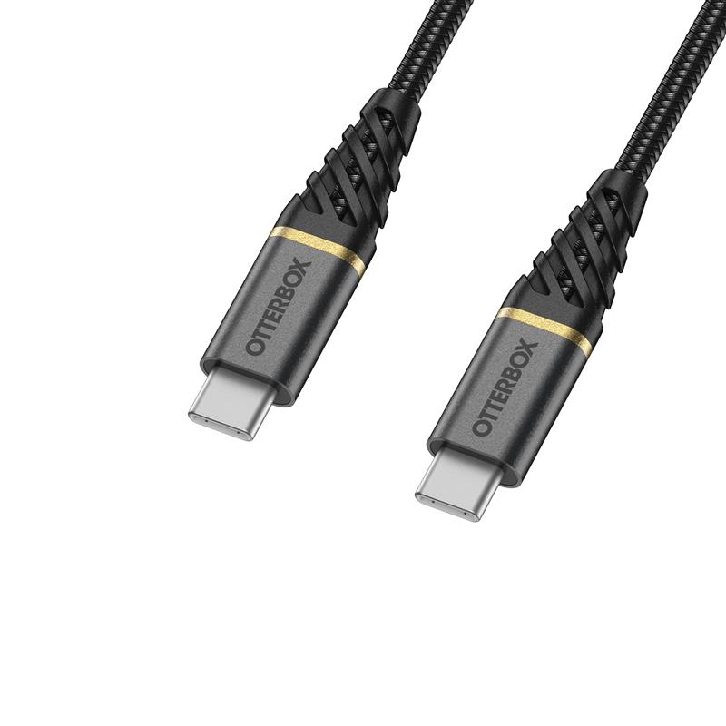 OtterBox Premium Cable USB C-C 1M USB-PD, zwart