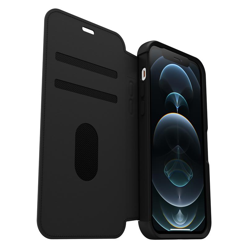 OtterBox Strada Case Apple iPhone 12 12 Pro Shadow Black