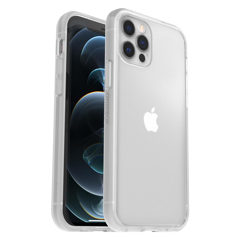 OtterBox React + Trusted Glass Series voor Apple iPhone 12/iPhone 12 Pro, transparant