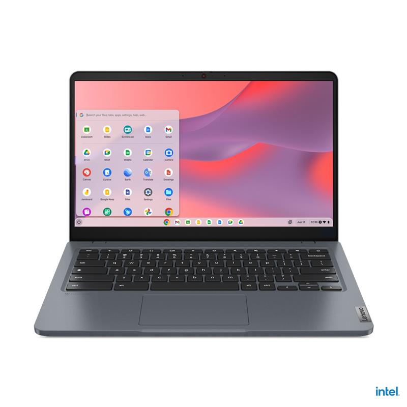 Lenovo 14e Gen 3 Intel® Core™ i3 i3-N305 35,6 cm (14"") Full HD 8 GB LPDDR5-SDRAM 128 GB eMMC Wi-Fi 6E (802.11ax) ChromeOS Grijs