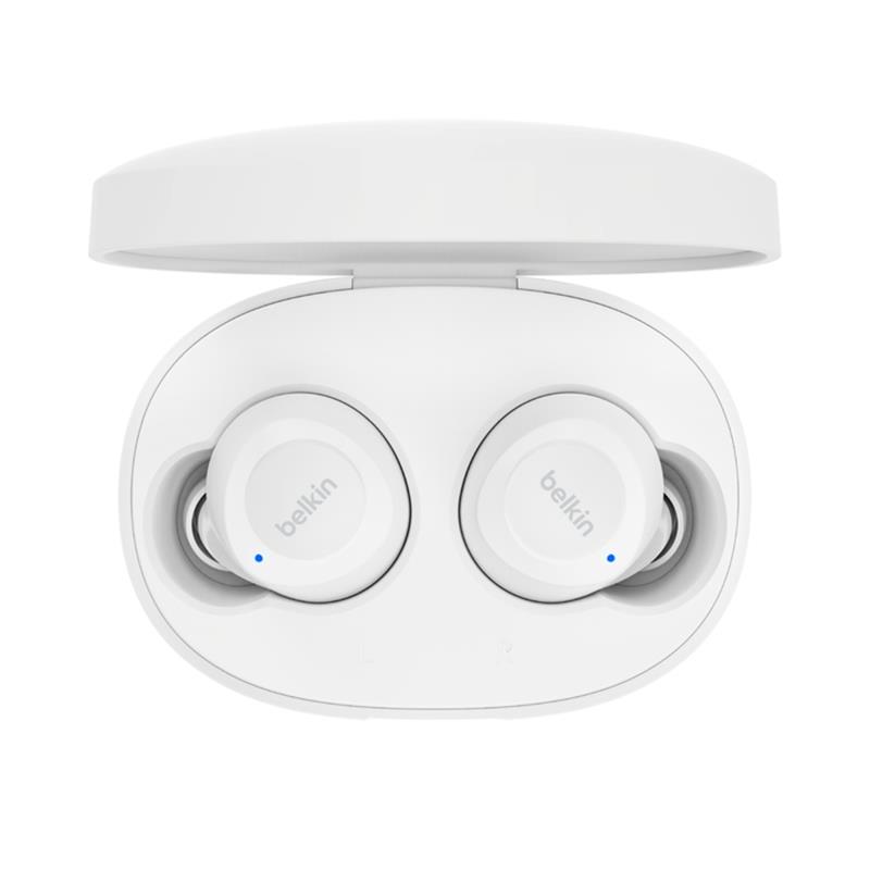Belkin SoundForm Bolt Headset Draadloos In-ear Gesprekken/Muziek/Sport/Elke dag Bluetooth Wit