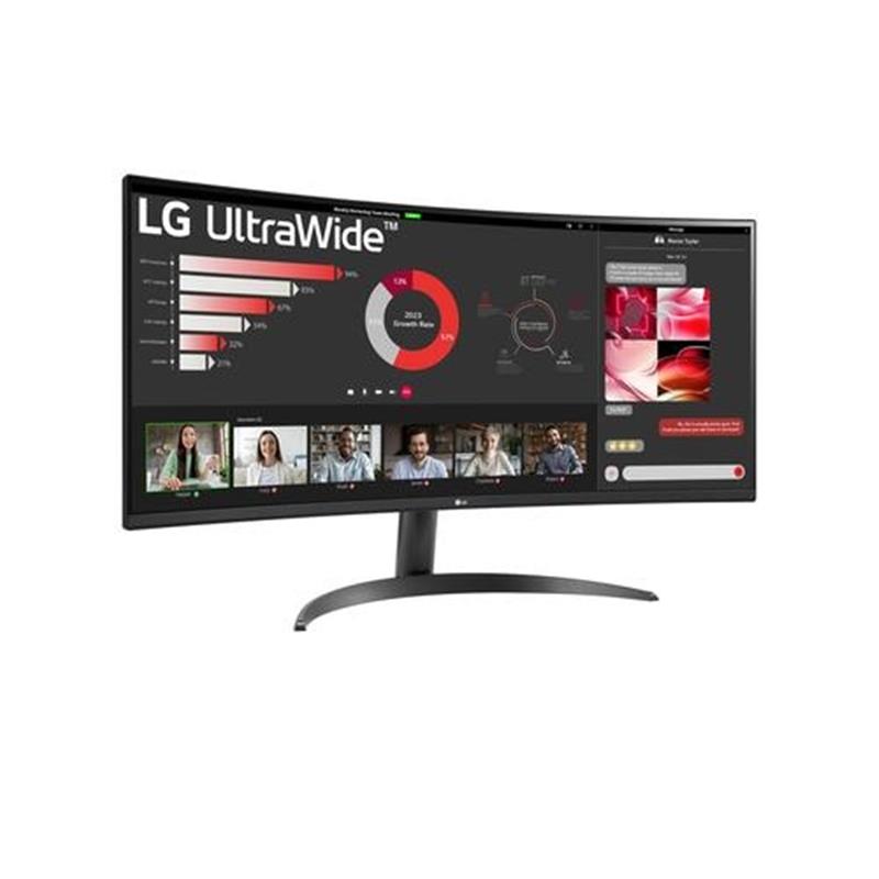 LG 34WR50QC-B.AEU computer monitor 86,4 cm (34"") 3440 x 1440 Pixels UltraWide Quad HD LCD Zwart