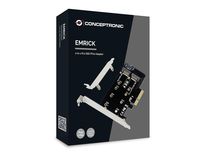 Conceptronic EMRICK04B interfacekaart/-adapter Intern M.2