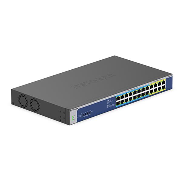 Netgear GS524UP Unmanaged Gigabit Ethernet (10/100/1000) Grijs Power over Ethernet (PoE)