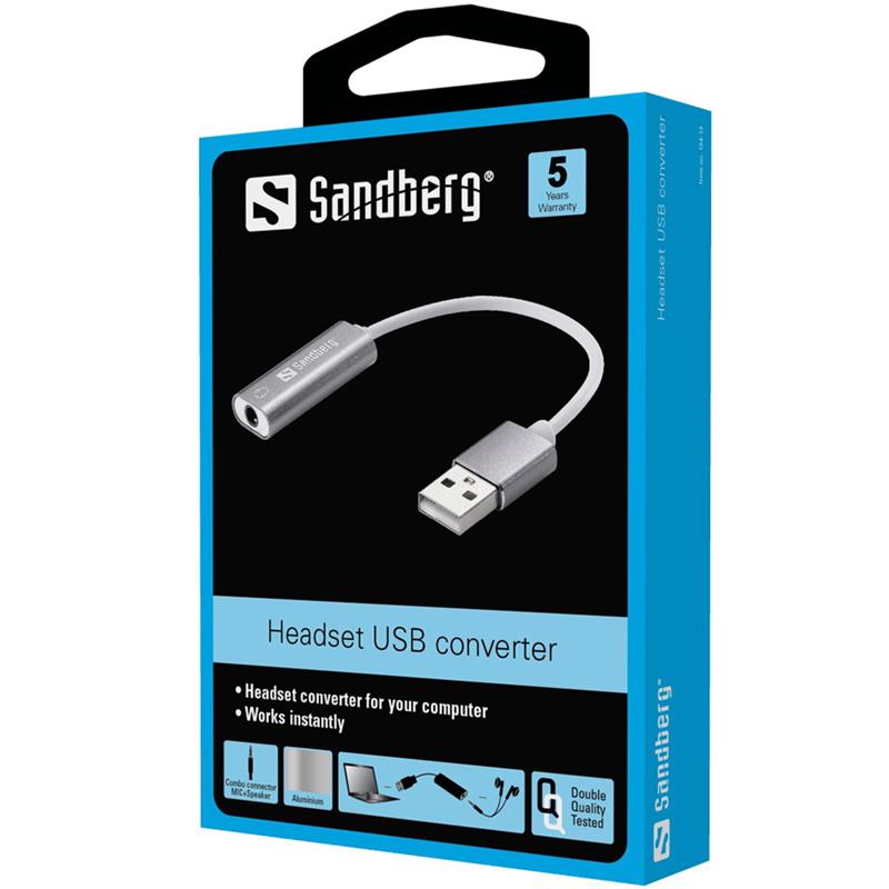 Sandberg Headset USB converter