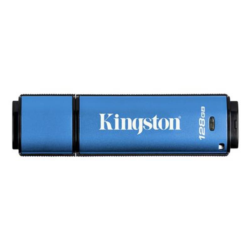 Kingston Technology DataTraveler VP30 USB flash drive 128 GB USB Type-A 3 2 Gen 2 3 1 Gen 2 Blauw