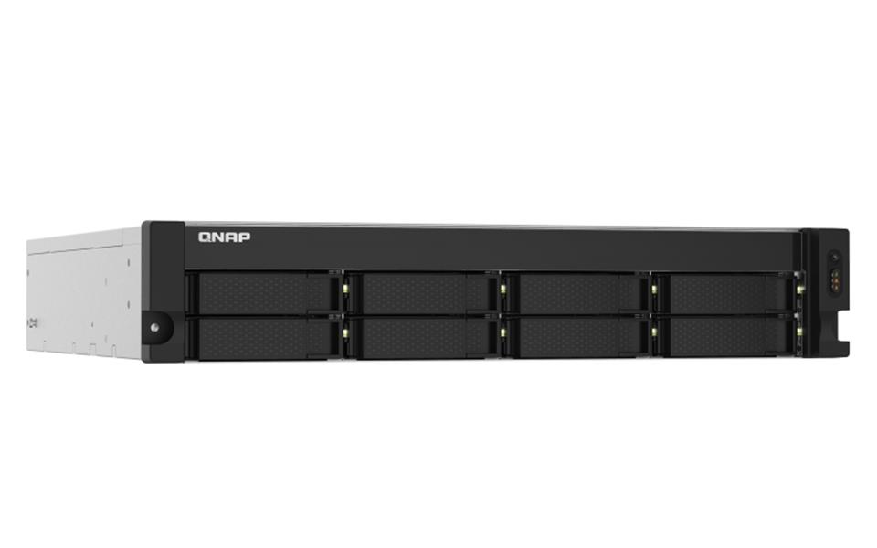 QNAP TS-832PXU-RP NAS Rack (2U) Ethernet LAN Zwart AL324