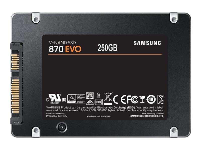 Samsung 870 EVO 2.5"" 250 GB SATA III V-NAND