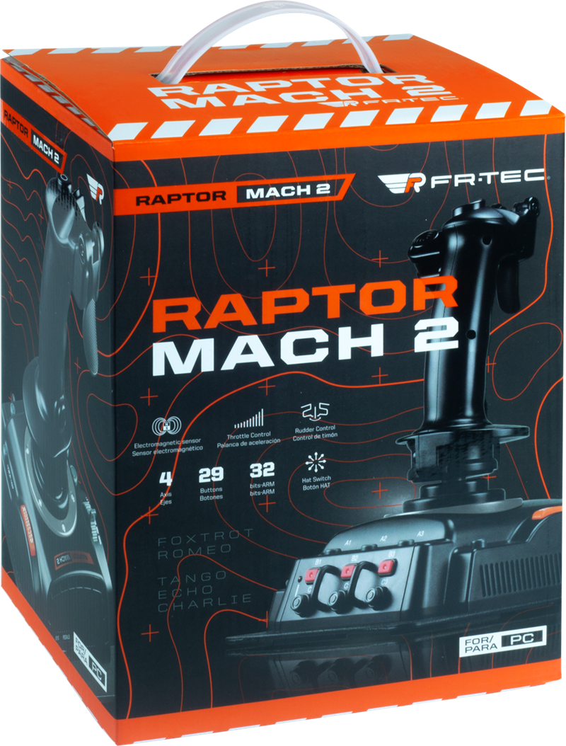FR-TEC Raptor mach2 Zwart Fightstick PC