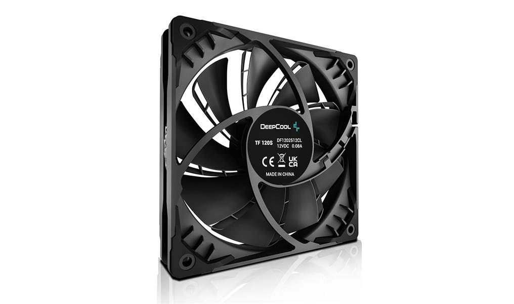 DeepCool TF120S Computer behuizing Ventilator 12 cm Zwart 1 stuk(s)