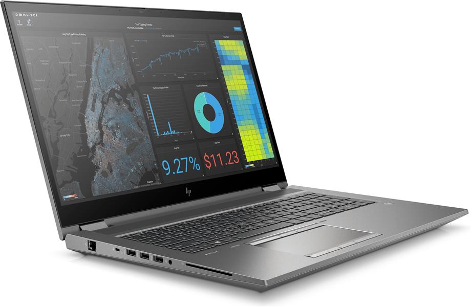 HP ZBook Fury 17 G7 (9UY36AV) Mobiel werkstation 43,9 cm (17.3"") 3840 x 2160 Pixels Intel® 10de generatie Core™ i9 32 GB DDR4-SDRAM 1000 GB SSD NVIDI