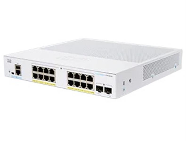Cisco CBS250-16P-2G-EU netwerk-switch Managed L2/L3 Gigabit Ethernet (10/100/1000) Zilver